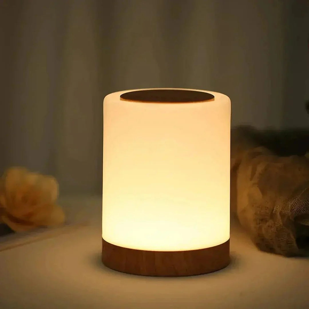 Rechargeable Bedside Lamp - Touch Control - Modern Night Light - Image 1
