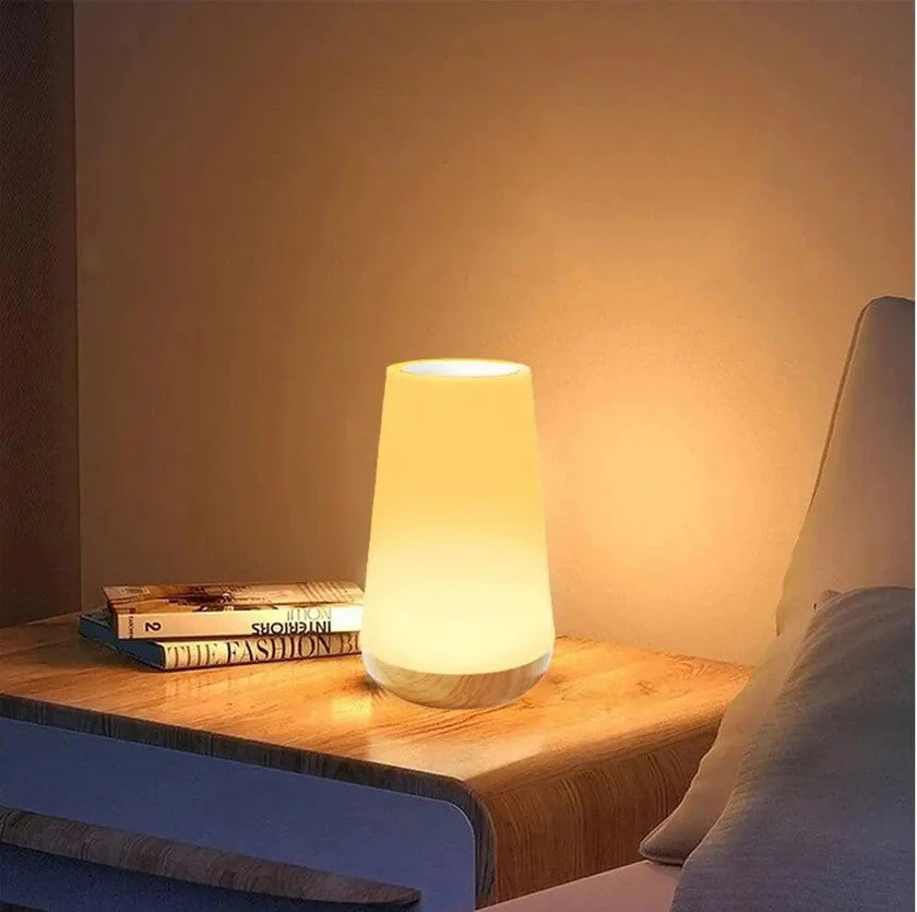 Rechargeable Bedside Lamp - Touch Control - Modern Night Light - Image 3