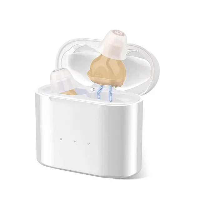 Rechargeable Invisible Hearing Aids for Men and Women
