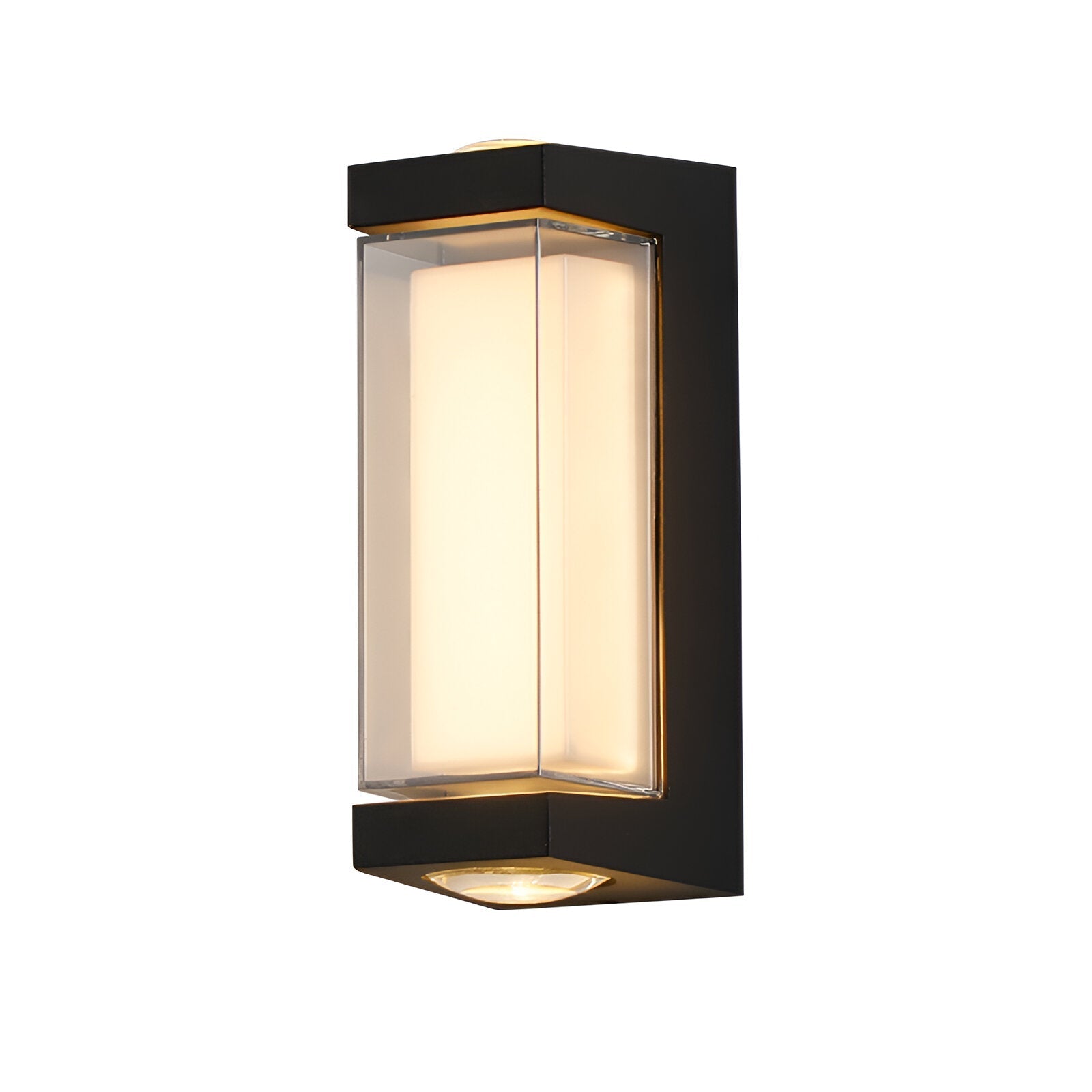 Rectangular Outdoor Wall Light - Minimalist Style - Acrylic Material - Up-Down Lighting - Image 1