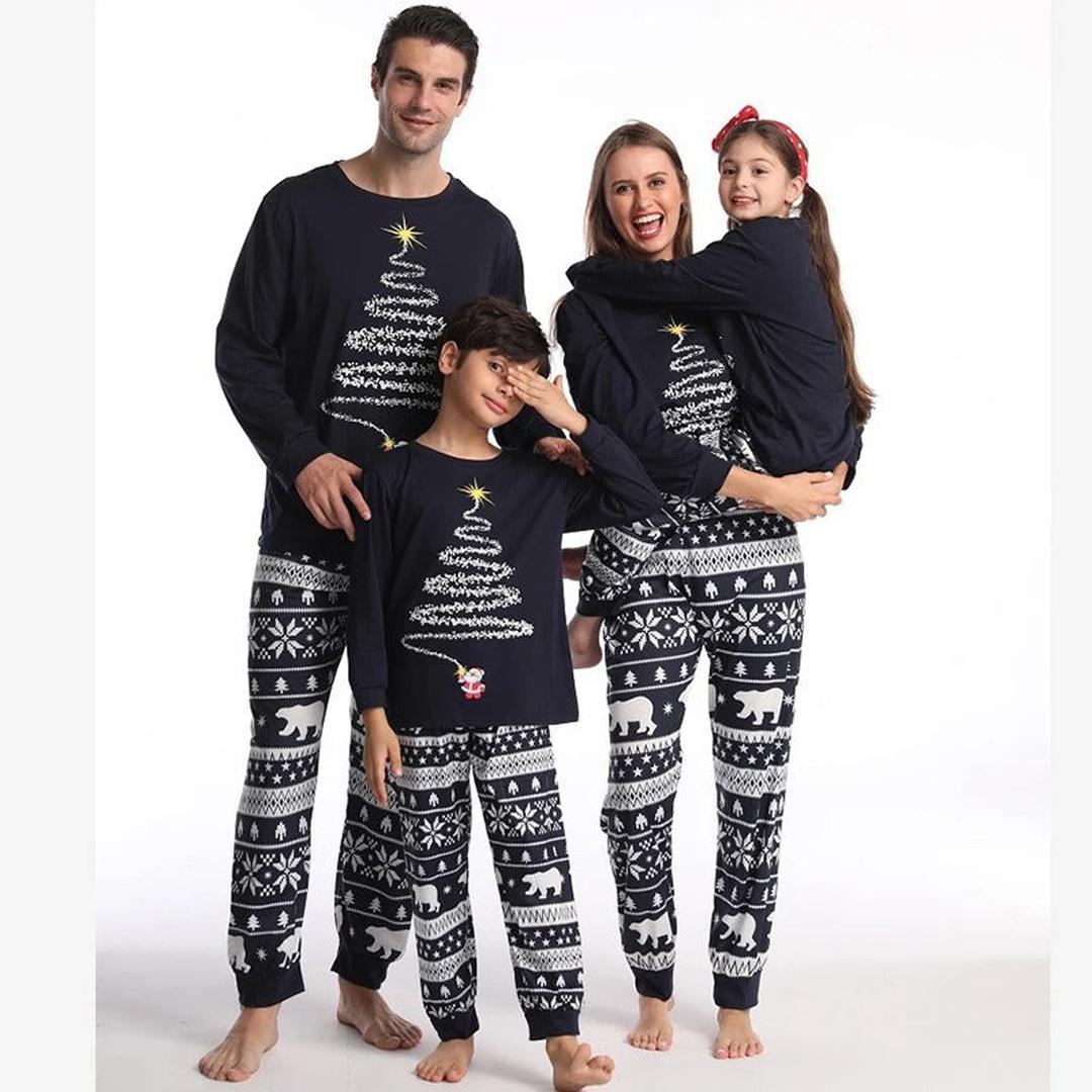 Red Family Christmas Pajama Set | Long Sleeve