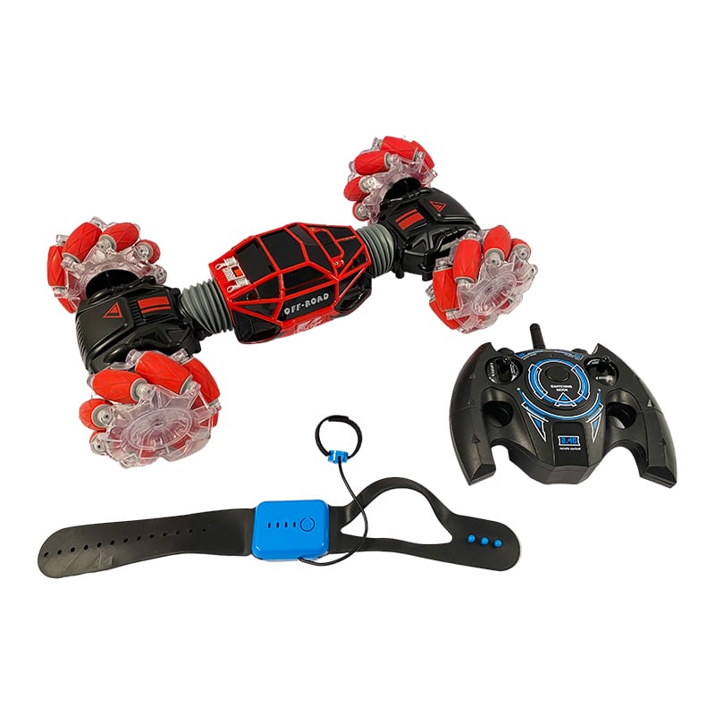 Remote Control Stunt Car with LED Lights & 2 Controllers