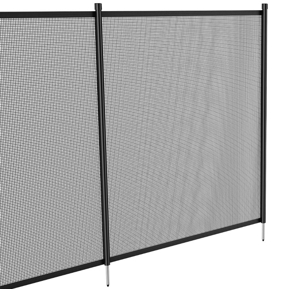 Removable Inground Pool Safety Fence with Mesh Design