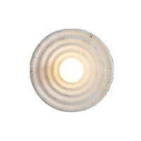 Resin Wall Sconce - Circular Modern Minimalist Wall Lamp - G4 1-Light