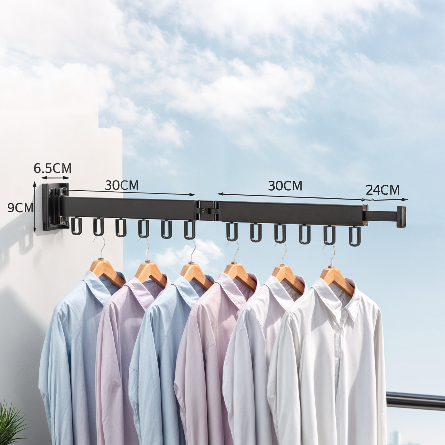 Retractable Clothes Drying Rack