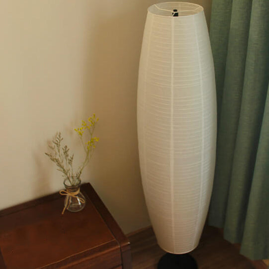 Rice Paper Floor Lamp - Two Light - Modern Minimalist Design - Image 4