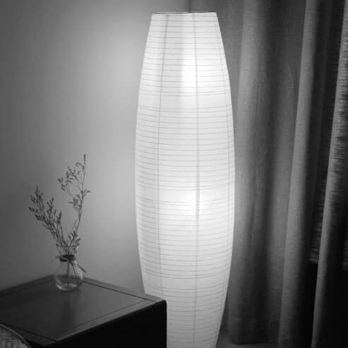 Rice Paper Floor Lamp - Two Light - Modern Minimalist Design - Image 5
