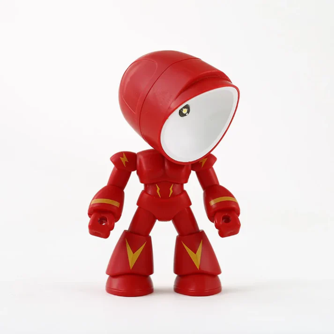 Robot Style Table Lamp - Modern LED Accent Light - Plastic Desk Lamp - Image 10