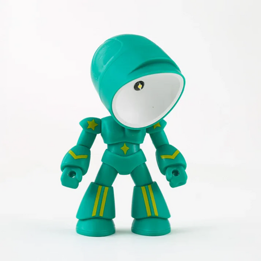 Robot Style Table Lamp - Modern LED Accent Light - Plastic Desk Lamp - Image 5
