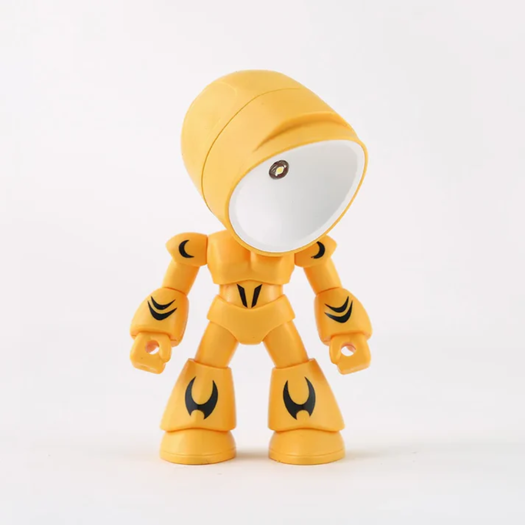 Robot Style Table Lamp - Modern LED Accent Light - Plastic Desk Lamp - Image 8