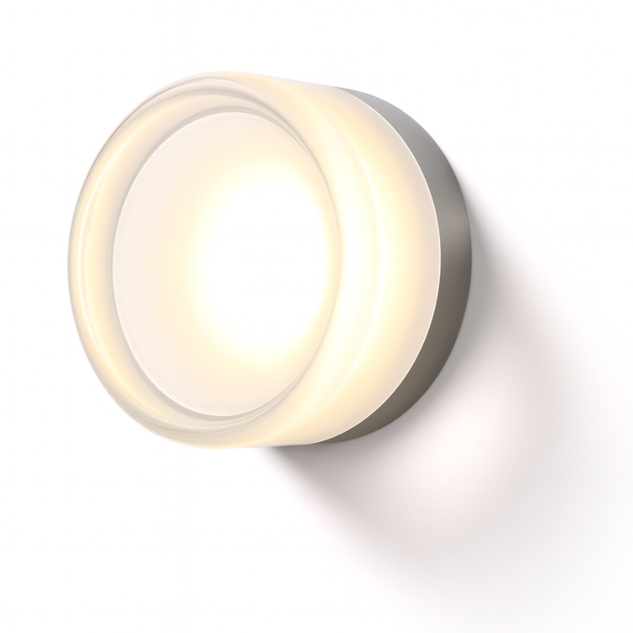 Round Glass Wall Sconce - Modern LED Wall Light Fixture - Stylish Lighting - Image 2