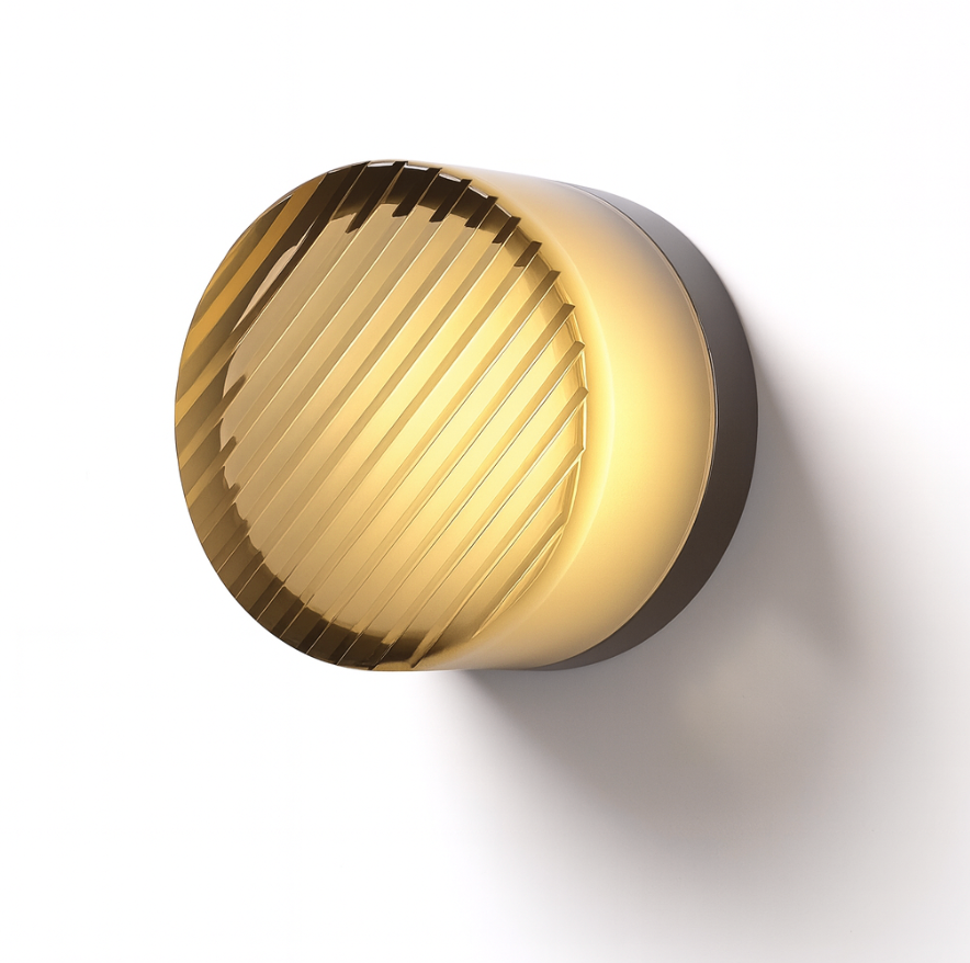 Round Glass Wall Sconce - Modern LED Wall Light Fixture - Stylish Lighting - Image 4
