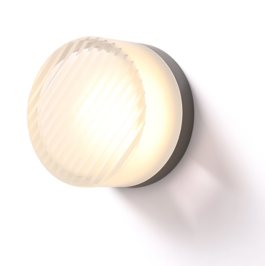 Round Glass Wall Sconce - Modern LED Wall Light Fixture - Stylish Lighting - Image 5