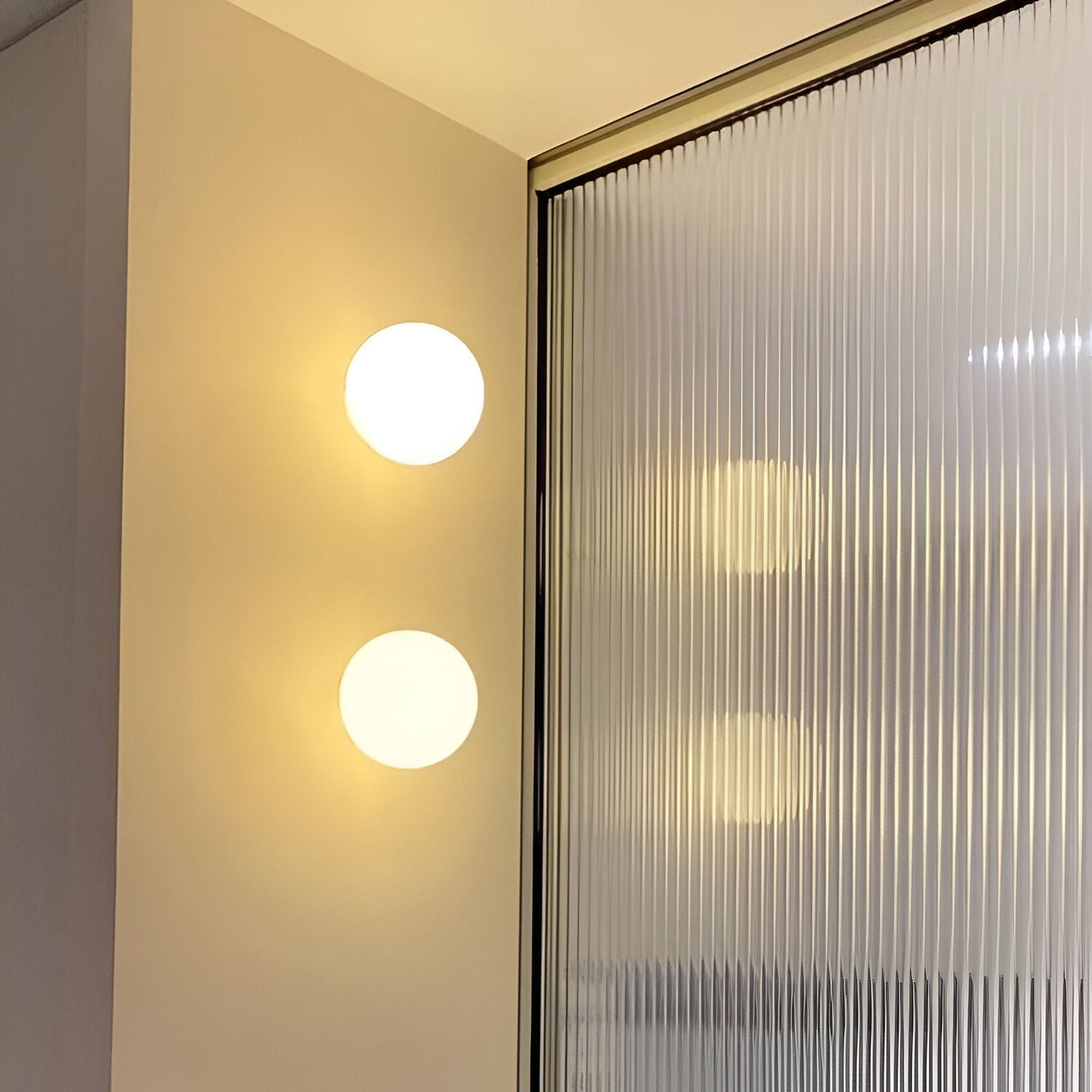 Round Glass Wall Sconce - Modern Style - Minimalist Lighting - Image 5