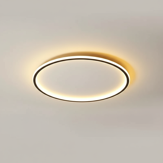 Round LED Ceiling Lamp - Modern Style - Aluminium and Wrought Iron - Image 1