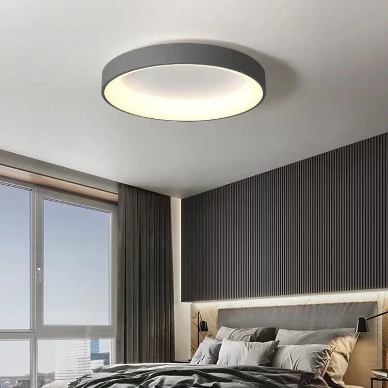 Round LED Ceiling Light - Modern Style - Acrylic and Iron Plafondlamp - Image 3