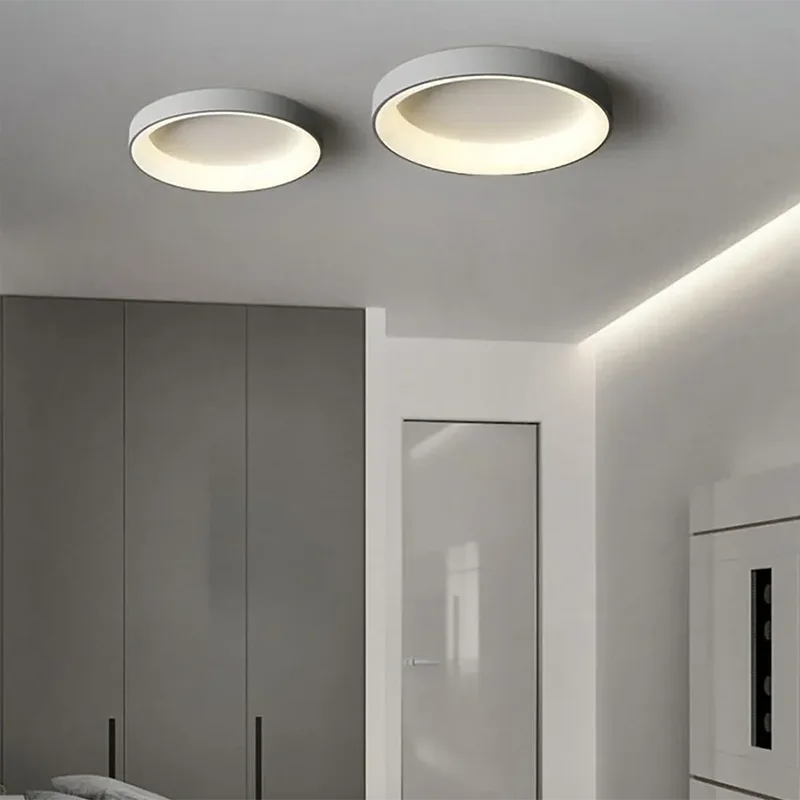 Round LED Ceiling Light - Modern Style - Acrylic and Iron Plafondlamp - Image 4