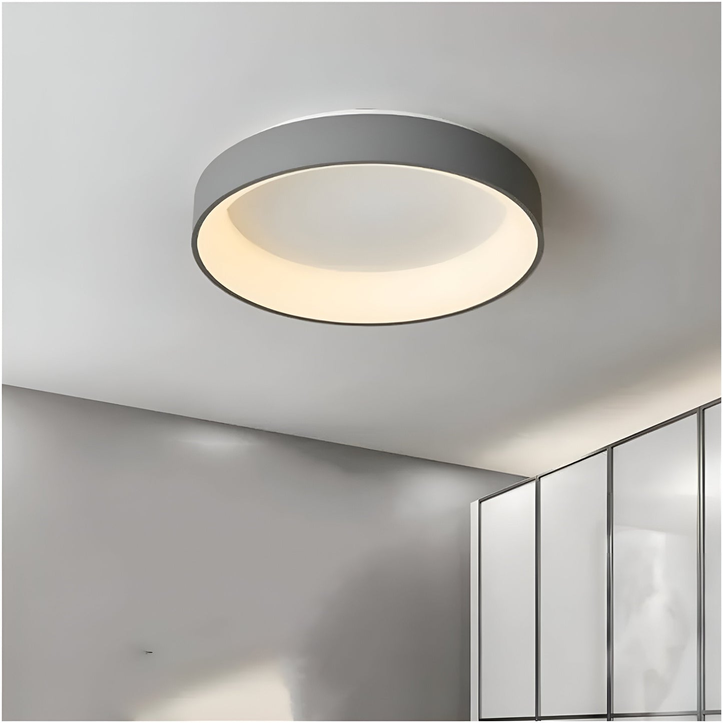 Round LED Ceiling Light - Modern Style - Acrylic and Iron Plafondlamp - Image 6