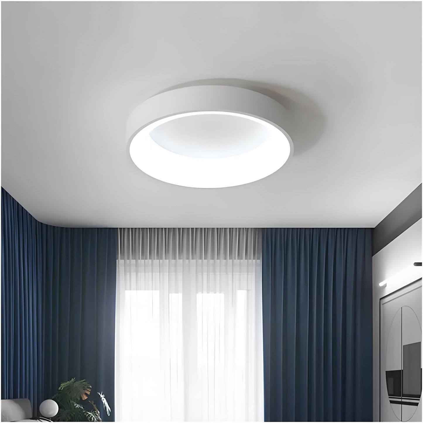 Round LED Ceiling Light - Modern Style - Acrylic and Iron Plafondlamp - Image 7
