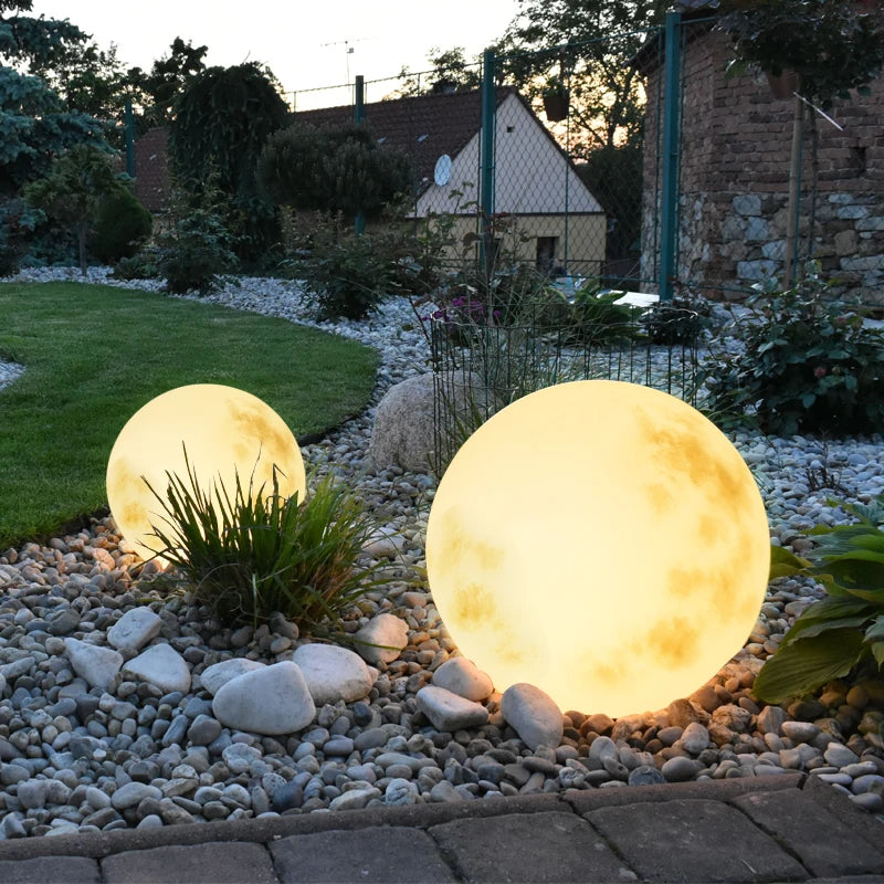 Round LED Garden Light - Rotationally Molded PE - Modern Outdoor Light - Image 2