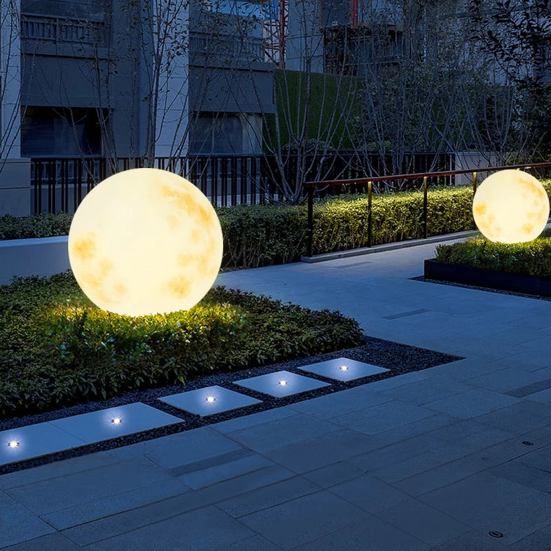 Round LED Garden Light - Rotationally Molded PE - Modern Outdoor Light - Image 4