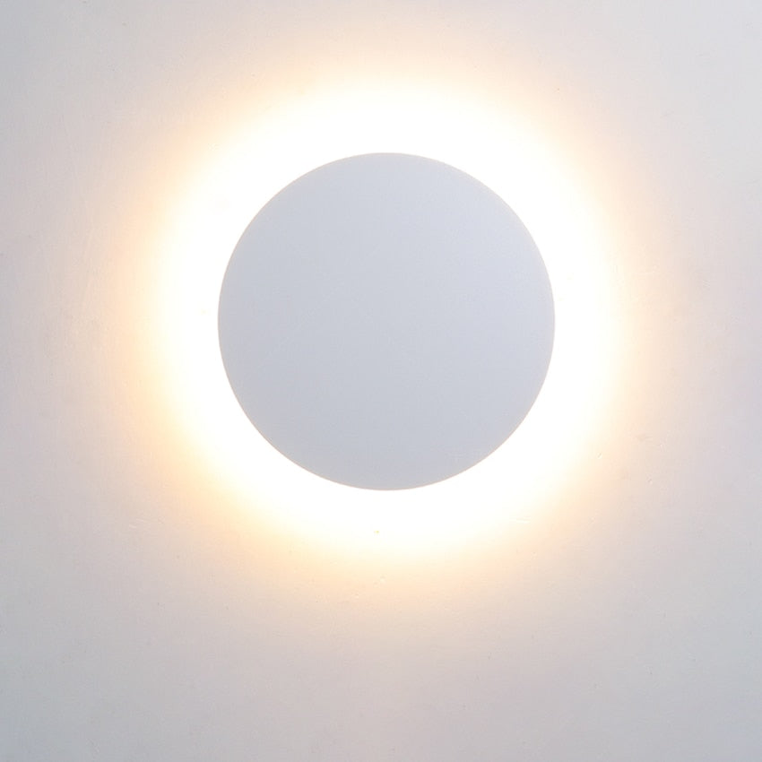 Round Outdoor Wall Light - Modern LED Fixture - Waterproof Stylish Design - Image 5