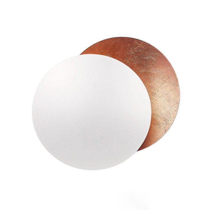 Round Wall Lamp - Modern Metallic Wall Light - Iron Sconce - Image 6