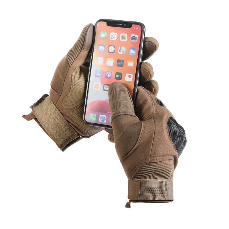 Rugged Military Gloves with Touchscreen Functionality