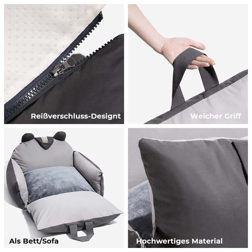 Safe Dog Car Seat with Protective Cushions
