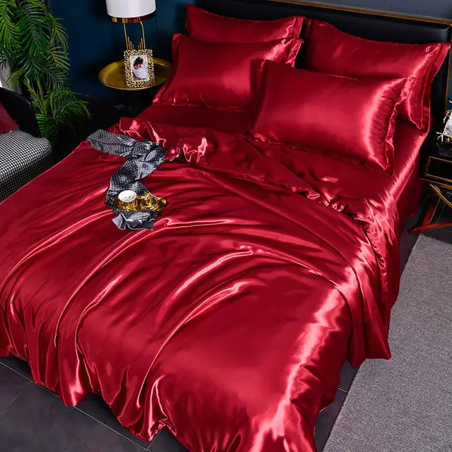 Satin Duvet Cover Bedding