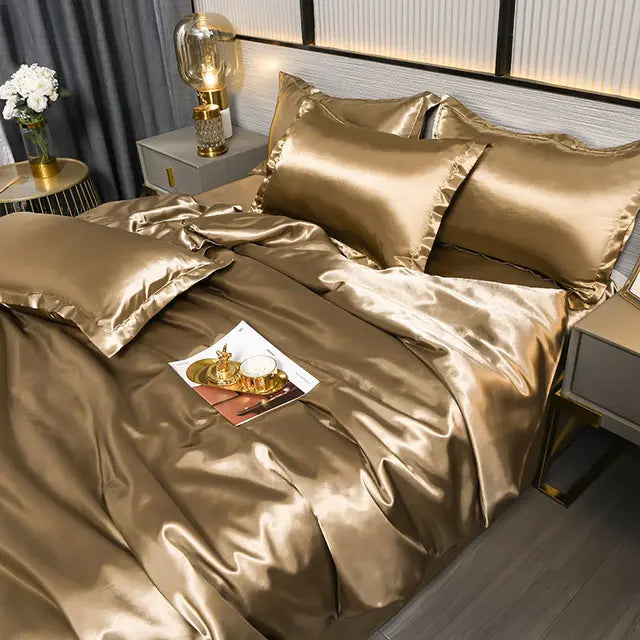 Satin Duvet Cover Bedding