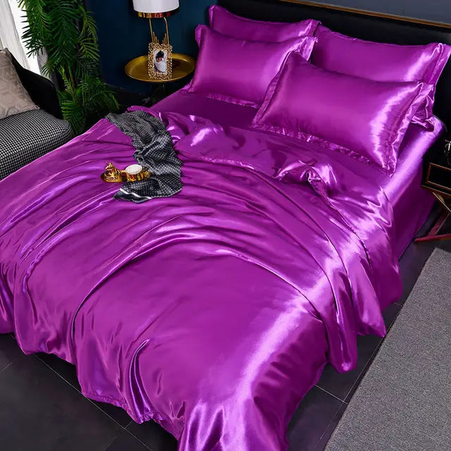 Satin Duvet Cover Bedding
