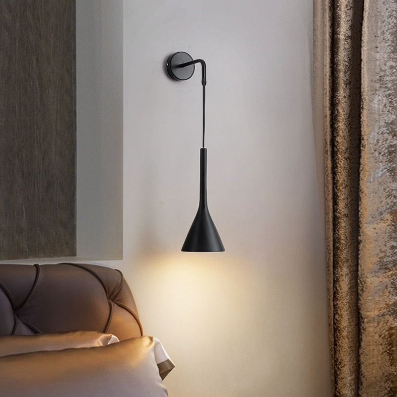 Scandinavian Adjustable Wall Lamp - Metal - Bedside Reading Light - Modern - Image 3