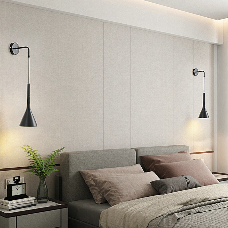 Scandinavian Adjustable Wall Lamp - Metal - Bedside Reading Light - Modern - Image 4