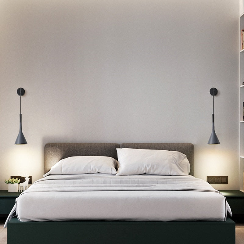 Scandinavian Adjustable Wall Lamp - Metal - Bedside Reading Light - Modern - Image 5