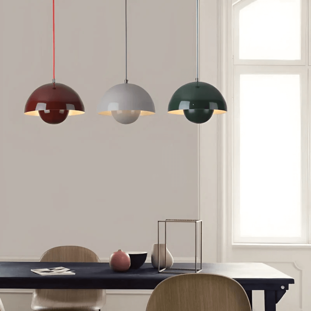 Scandinavian LED Pendant Light - Flowerpot Design