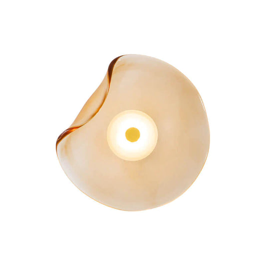 Sculptural Glass Wall Lamp - Modern LED Wall Light - Stylish Interior Lighting - Image 1