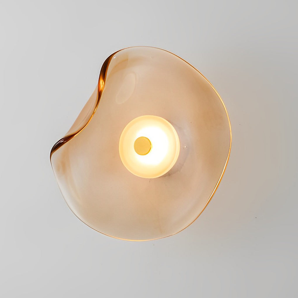 Sculptural Glass Wall Lamp - Modern LED Wall Light - Stylish Interior Lighting - Image 2