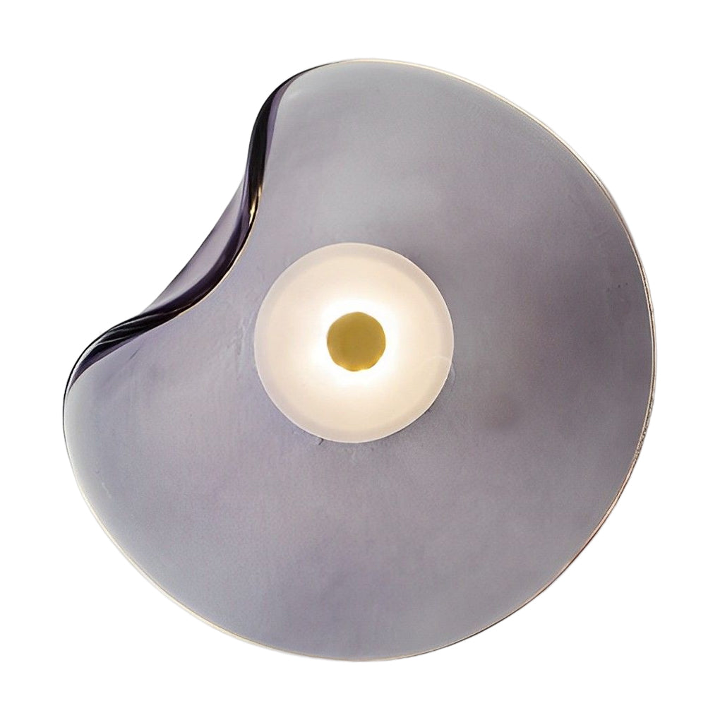 Sculptural Glass Wall Lamp - Modern LED Wall Light - Stylish Interior Lighting - Image 7