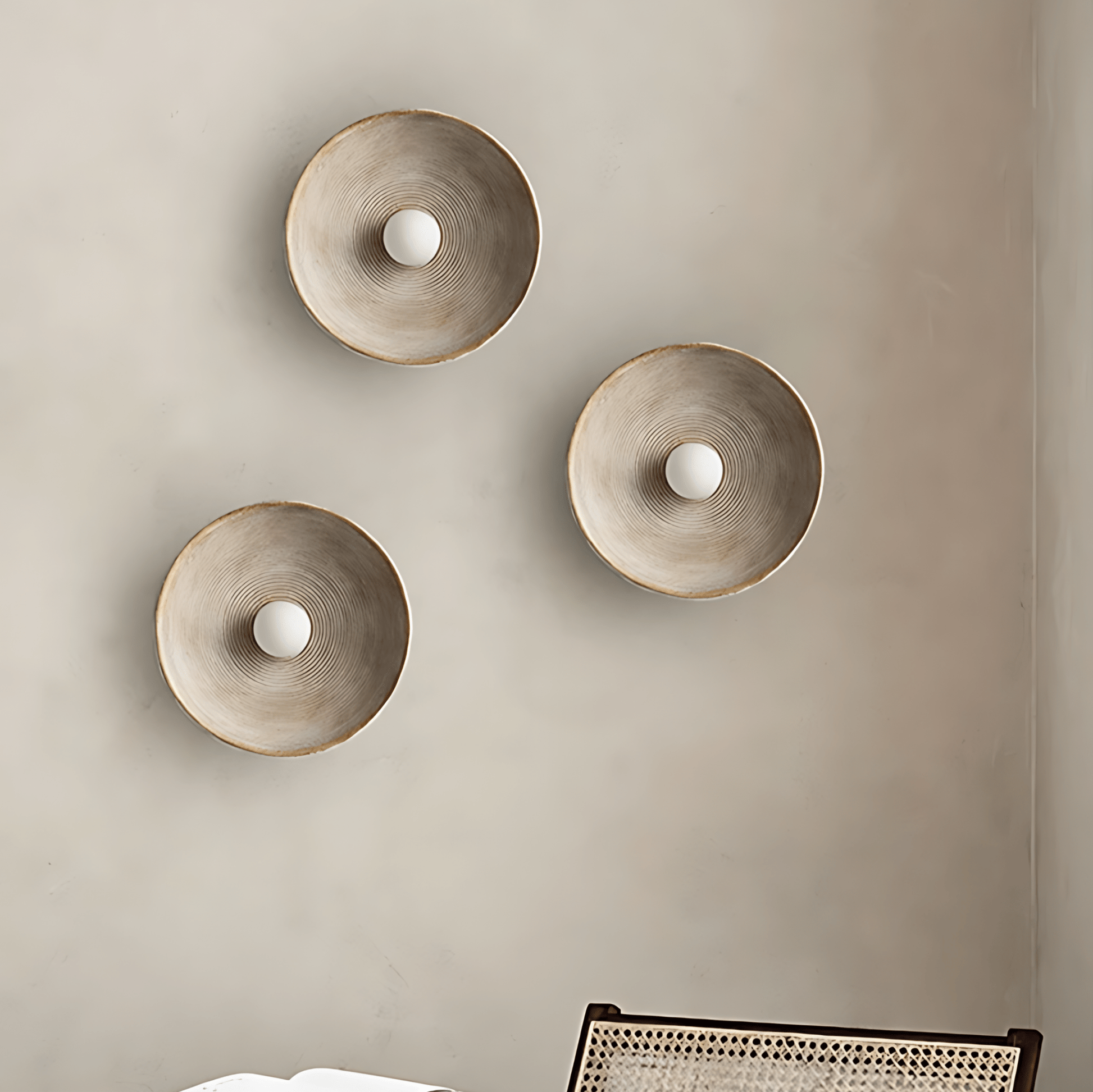 Sculptural Wooden Wall Lamp - Minimalist Design - Modern Wall Sconce - Image 1