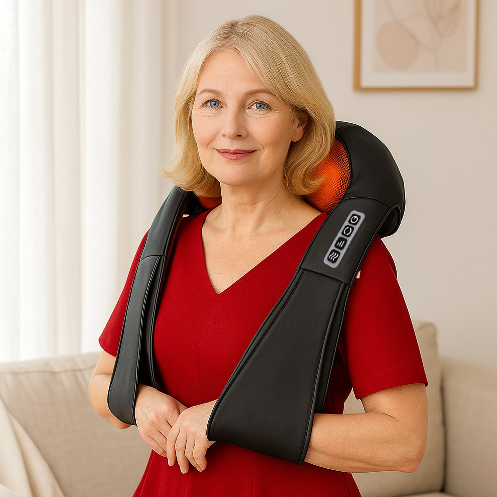 Shiatsu Massage Pillow with Heat for Neck, Shoulder & Back (V2)