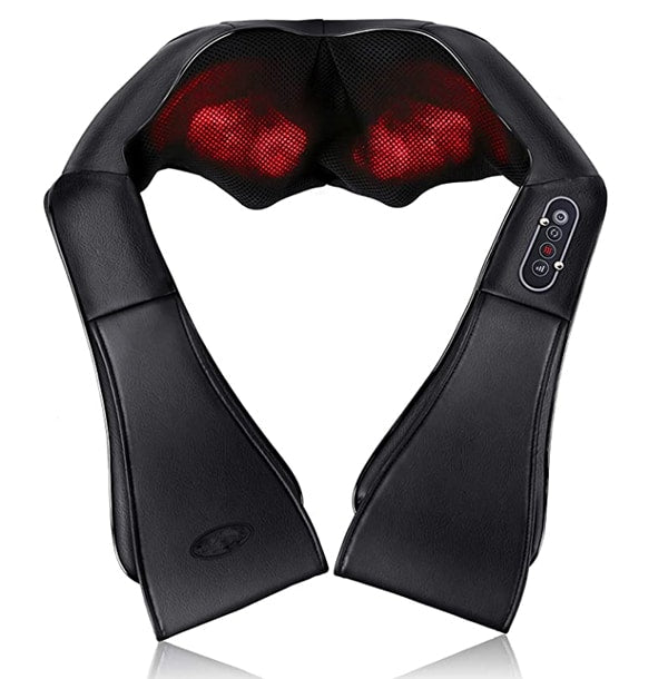 Shiatsu Massage Pillow with Heat for Neck, Shoulder & Back (V2)