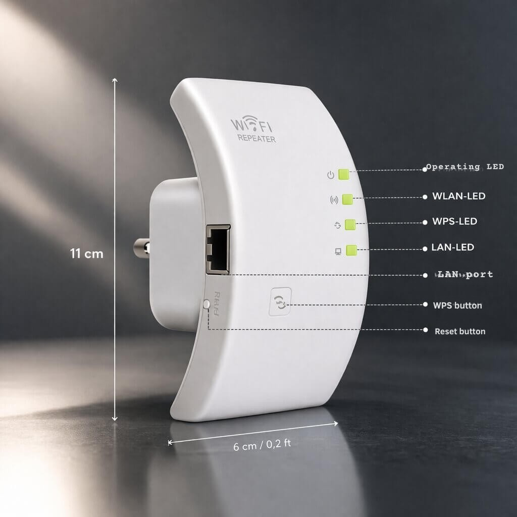 Signal Booster | Extended Range | Easy Plug and Play Setup | WiFiora