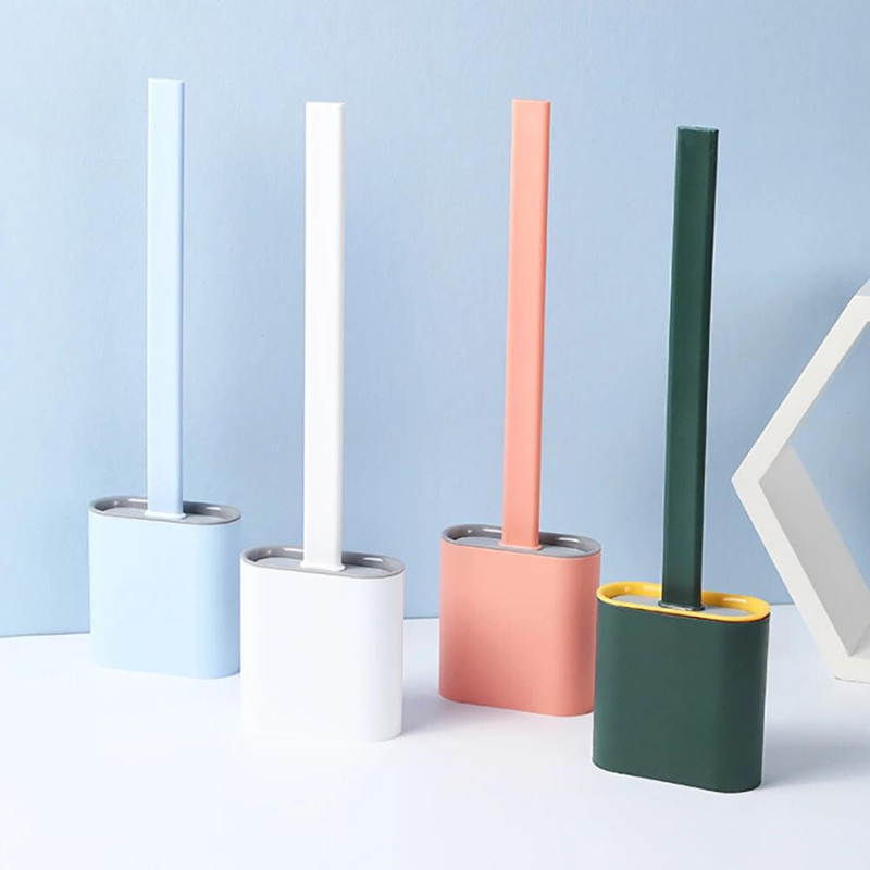 Silicone Toilet Brush with Holder