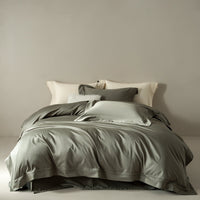 Silky-smooth satin bedding set with envelope closure