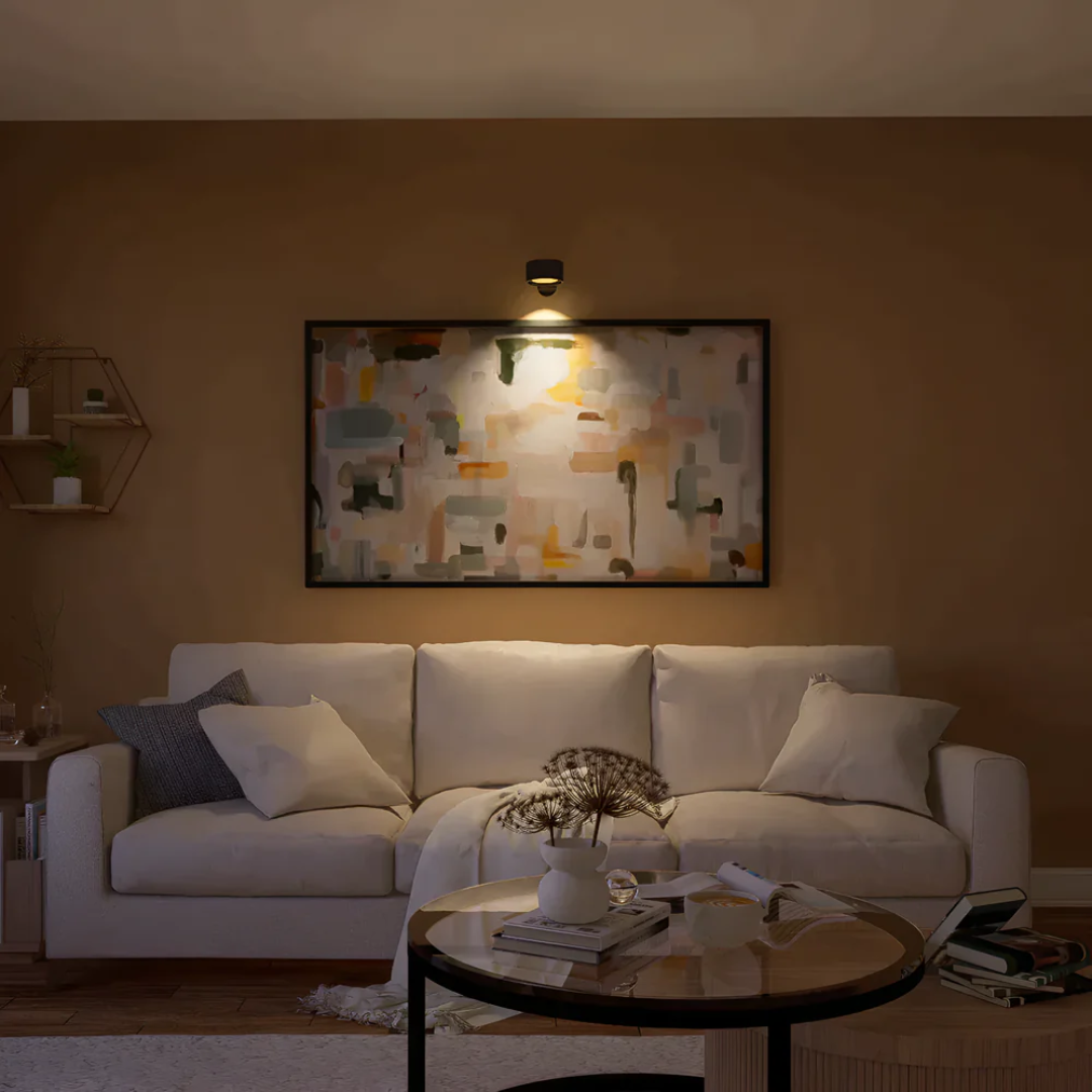 Sleek Wall Light Fixture - Modern Style - Battery Powered LED Accent Lighting - Image 3
