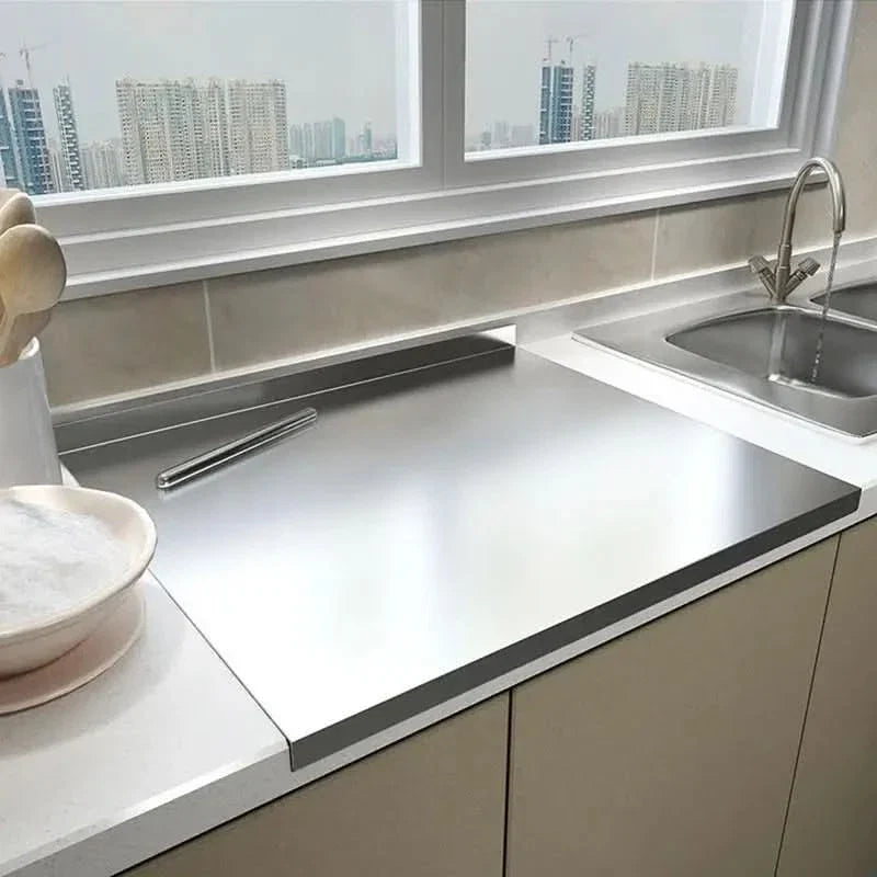 SliceGrip Stainless Steel Cutting Board with Spill Guard