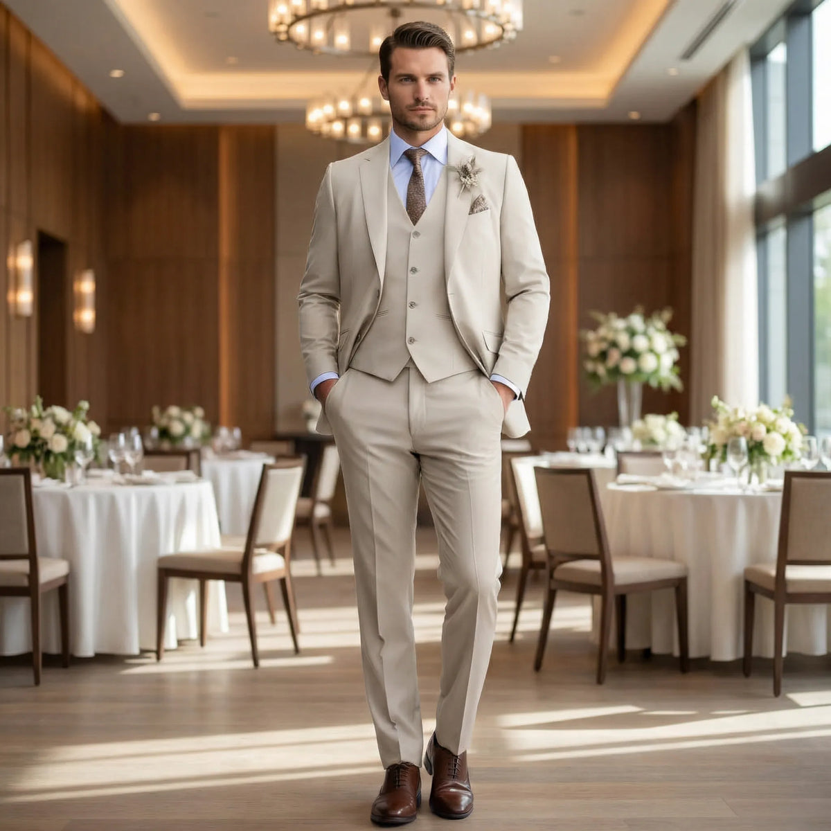 Slim Three-Piece Suit