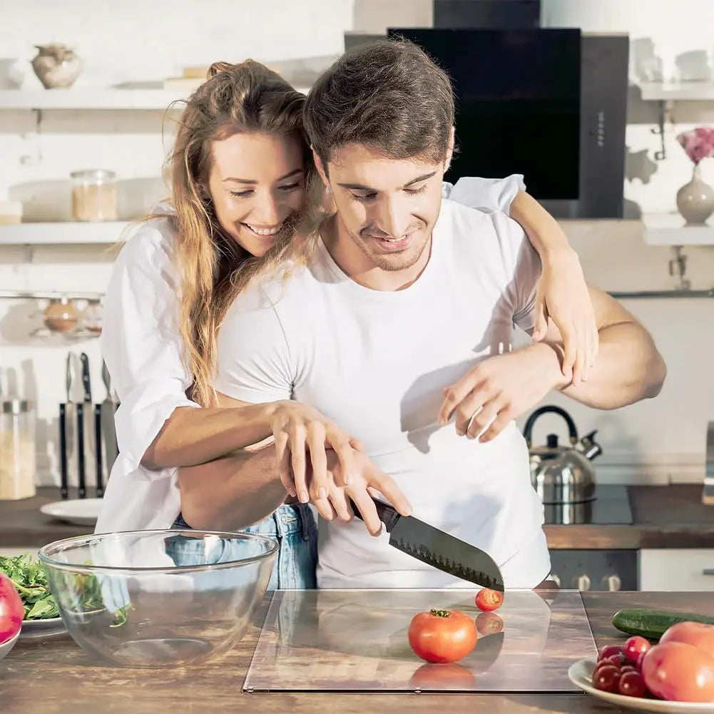 SlipSafe – Clear Cutting Board – Non-Slip and Discreet – Ideal for Modern Kitchens