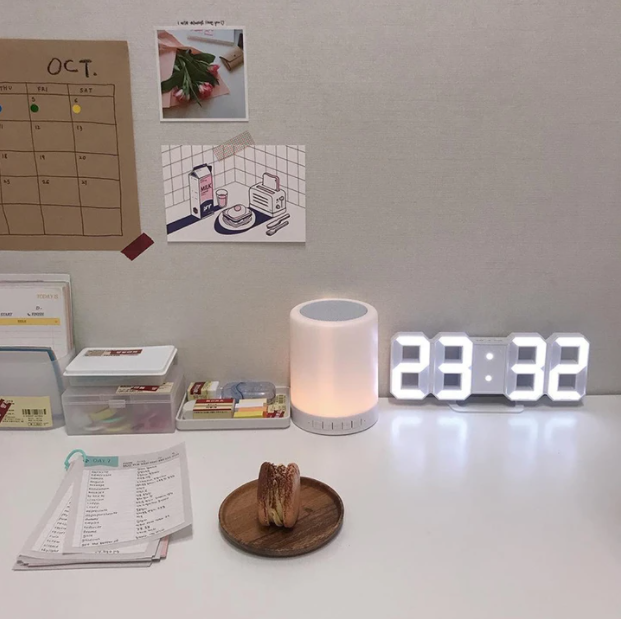 Smart 3D Digital Alarm Clock